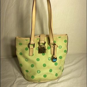 Dooney & Bourke small cloth bag. Great for vacation and weekend get away.